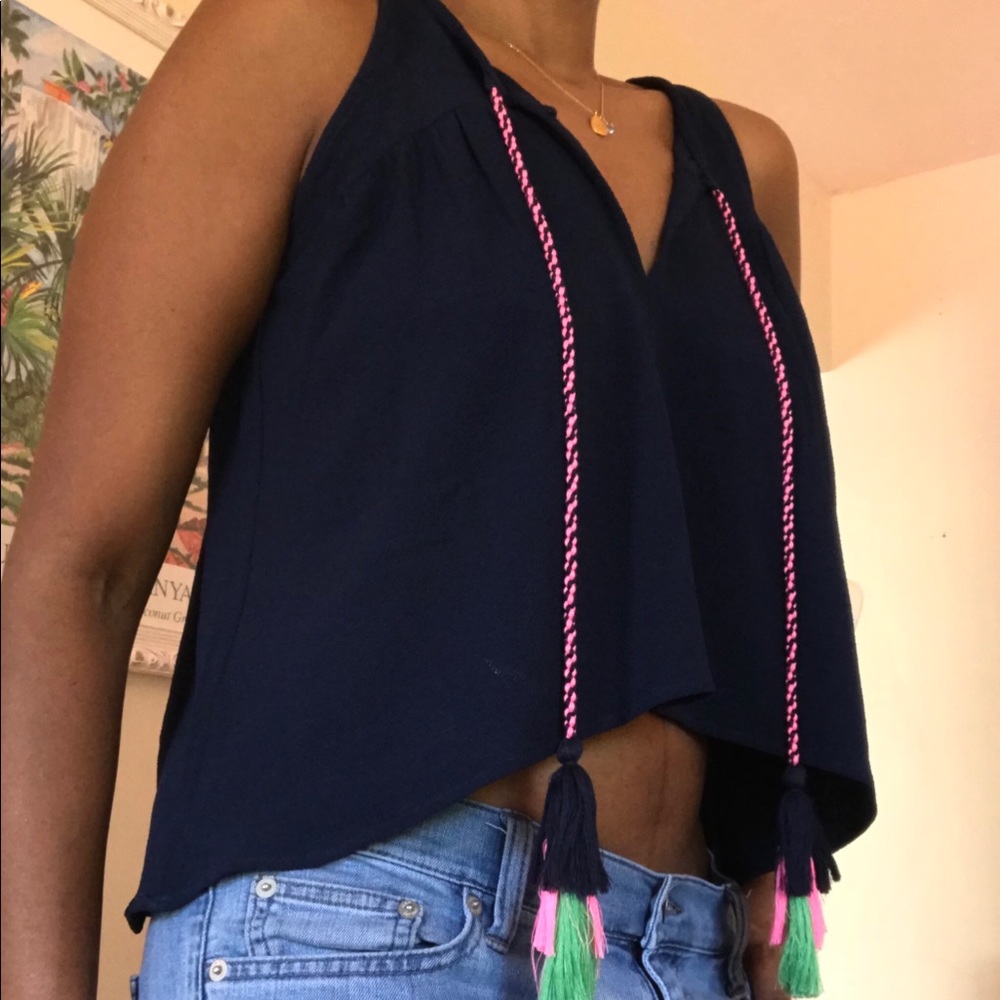 Romeo & Juliet Couture Blue Top